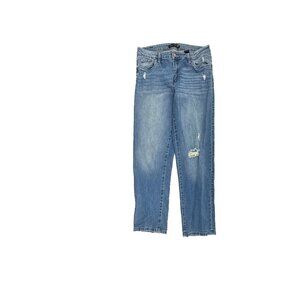 Truth & Theory Distressed Straight Women's size 10 Medium Wash Blue Denim jeans